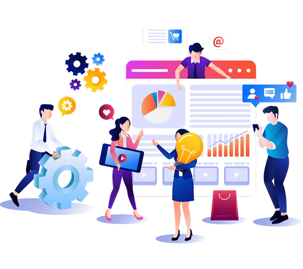 Ultracore team collaborating on a product